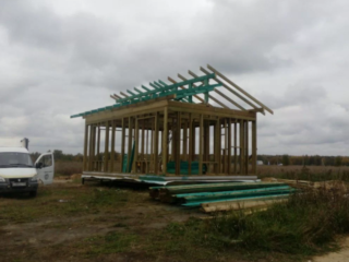 Установка каркаса для дома в Кировске